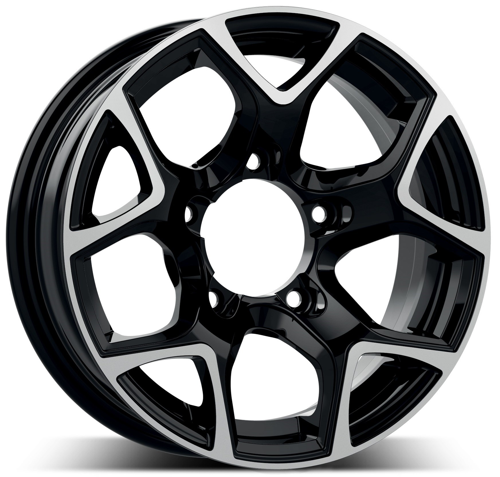GMP WHEELS SJ15 ZWART GEPOLIJST 8002000025641